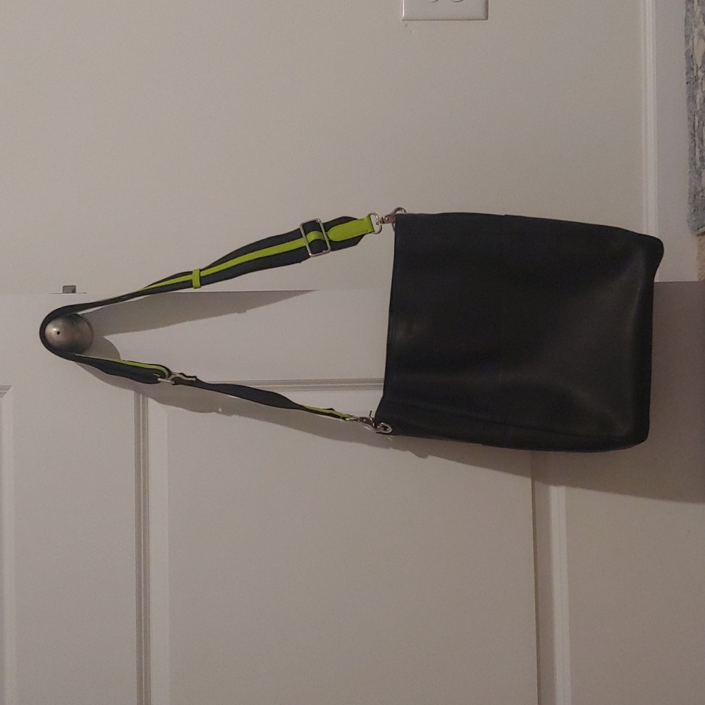 Black Leather tote, Large